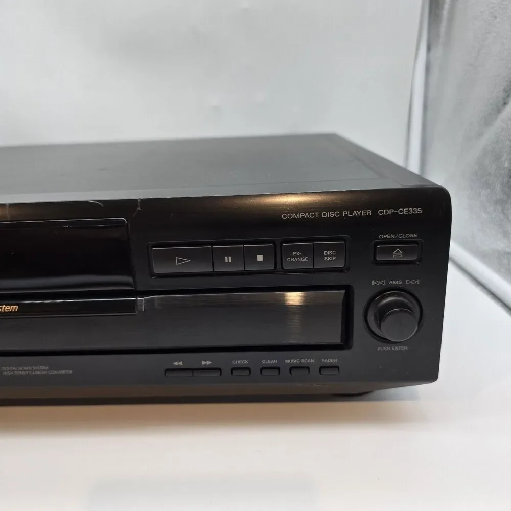 Sony CDP-CE335 5 Disc CD Changer Player Carousel | NO Remote TESTED